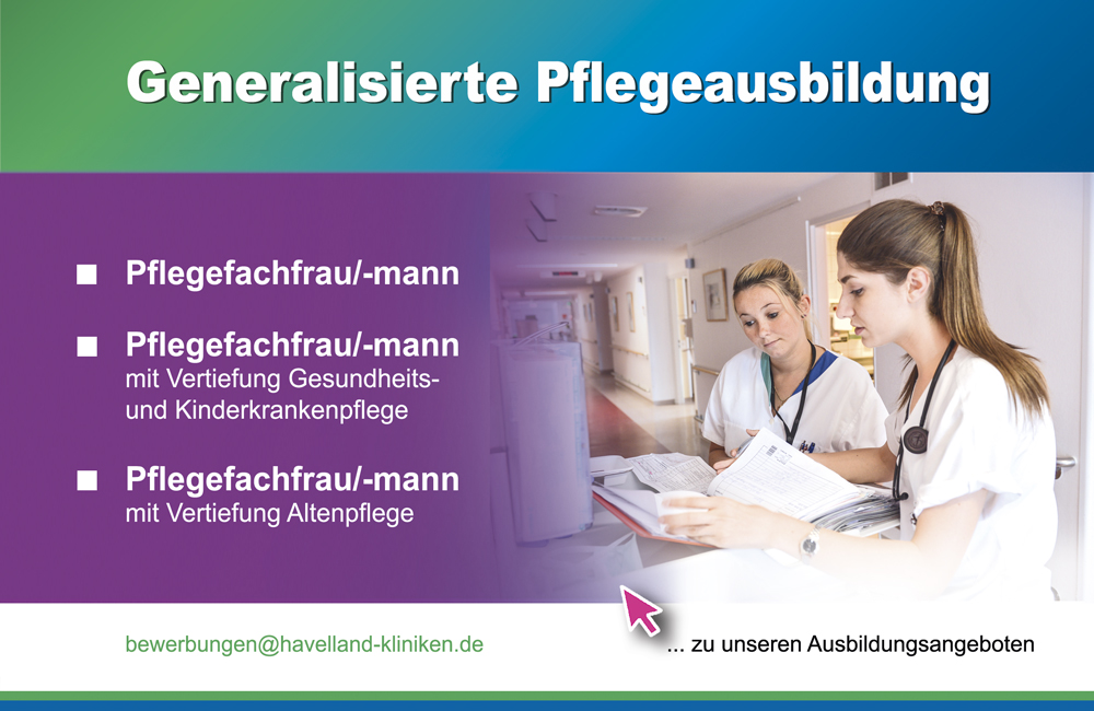 Ausbildung Im Ausbildungszentrum Gesundheit Und Pflege Havelland GmbH