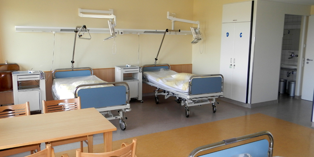 Patienteninformationen - Patientenzimmer. 