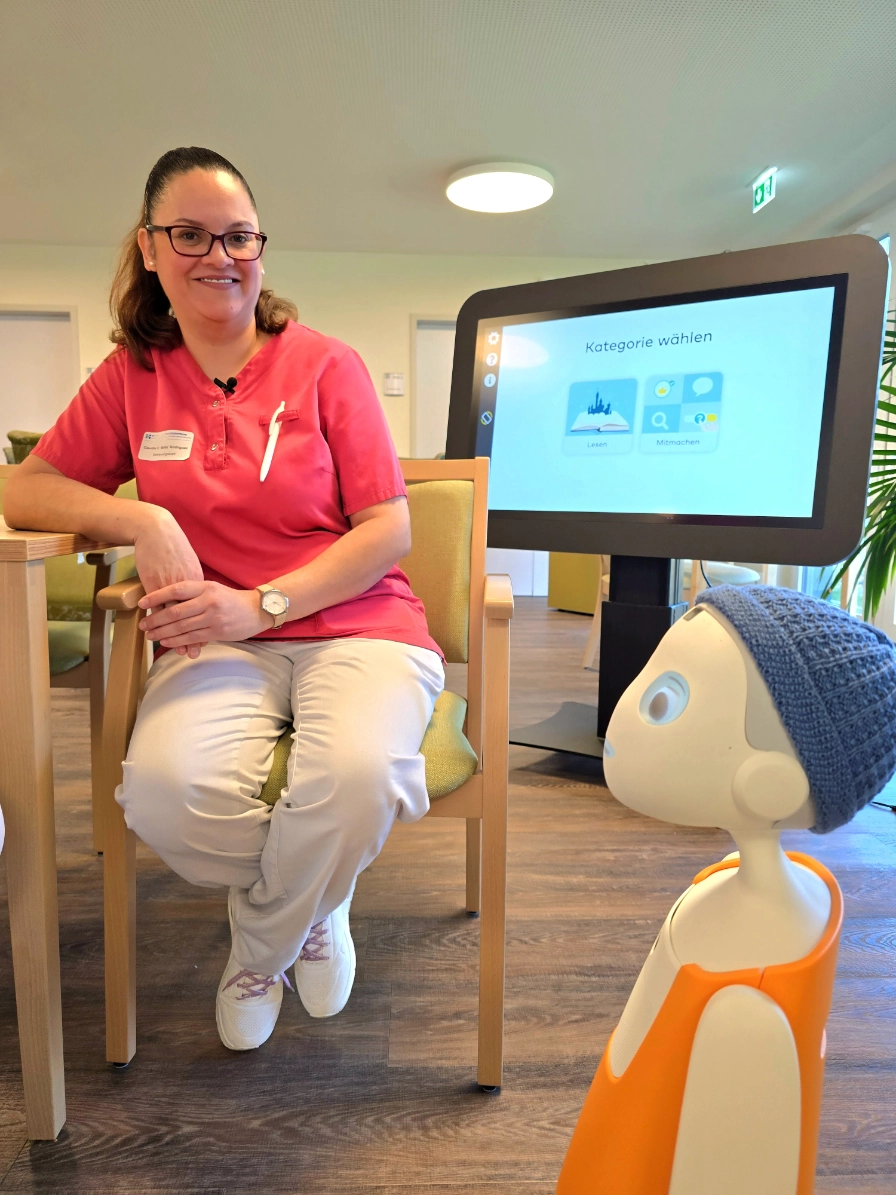 Betreuungskraft Claudia ist Trainerin von Will
