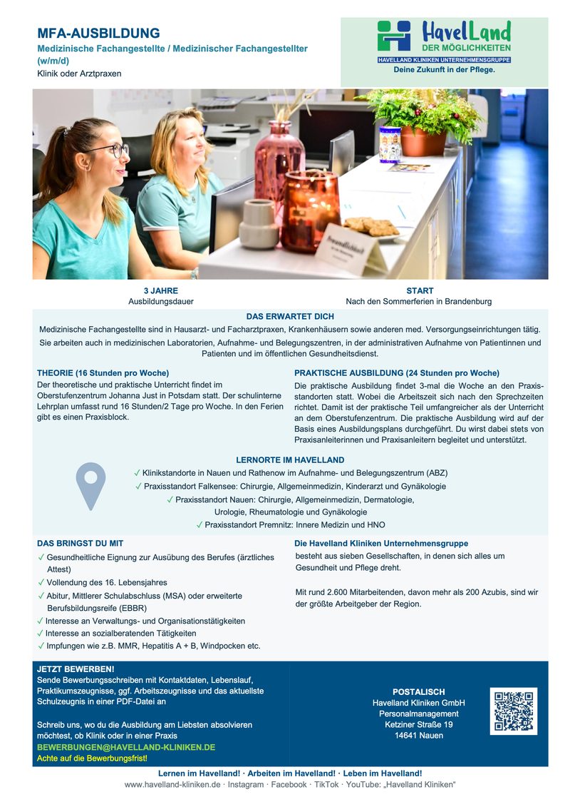 Flyer-MFA-2027 Infoblatt MFA-Ausbildung 2027